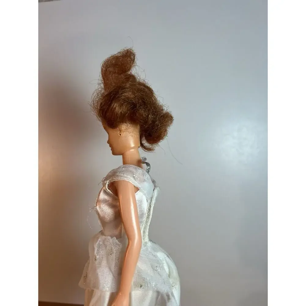 Red Hair Lovely Patsy Doll White Dress Vintage